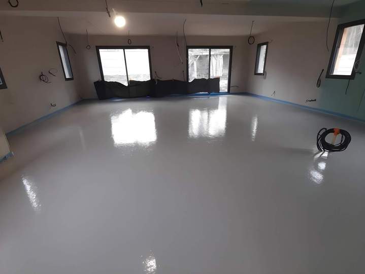 Application de chape allégée pour vos structures