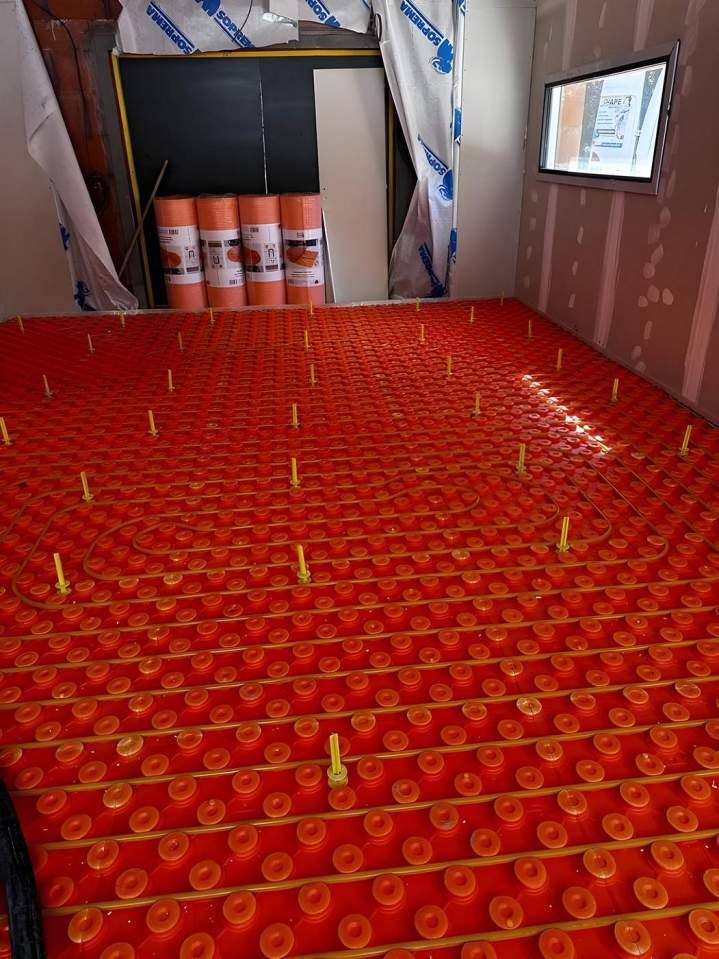 Installation d'un tapis chauffant Paris