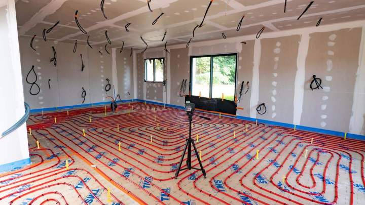 Préparation plancher chauffant Paris